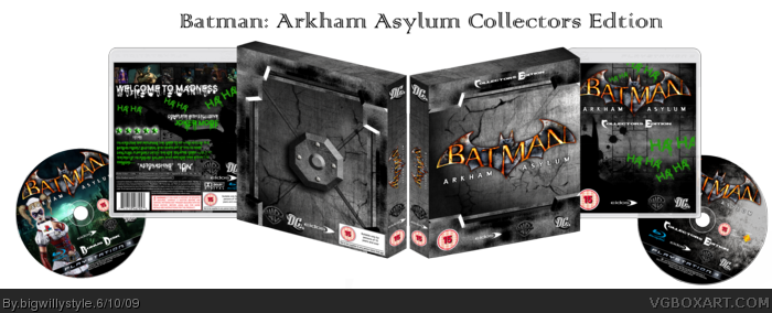 Batman: Arkham Asylum Collector's Edition box art cover