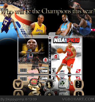 NBA 2K10 box art cover