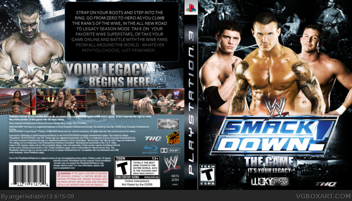 WWE Smackdown: The Game box art cover