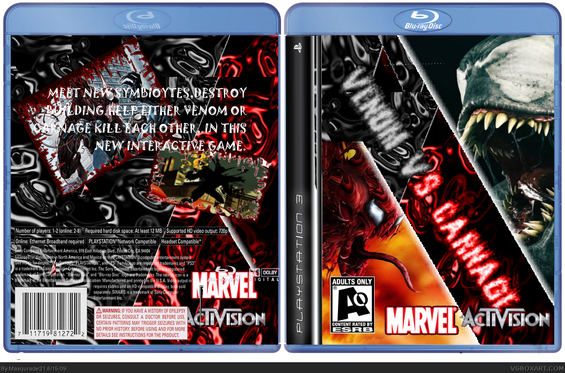 Venom v.s Carnage box cover