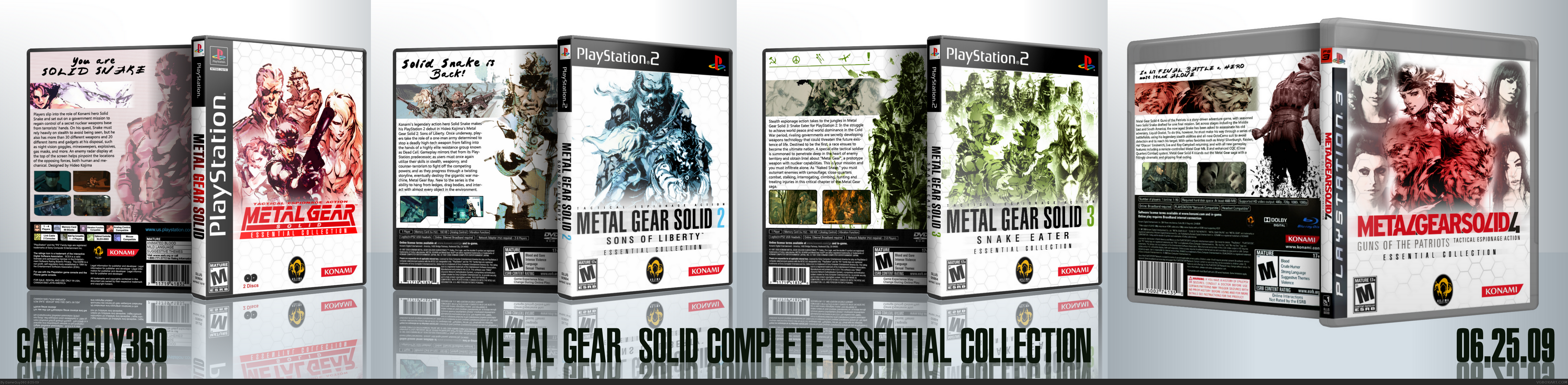 Metal Gear Solid: Complete Essential Collection box cover