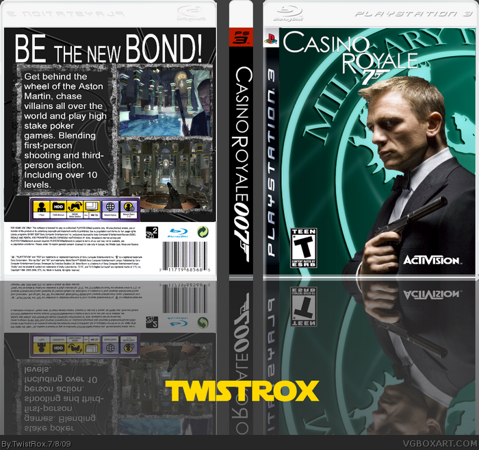 007 Casino Royale box art cover