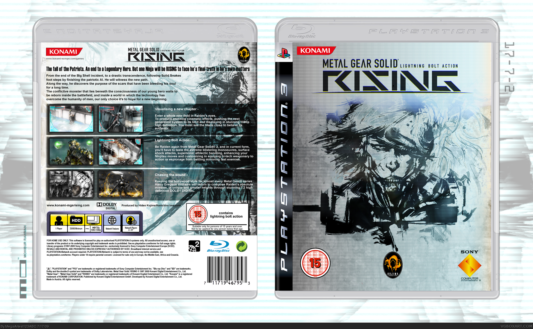 Metal Gear Solid Rising box cover