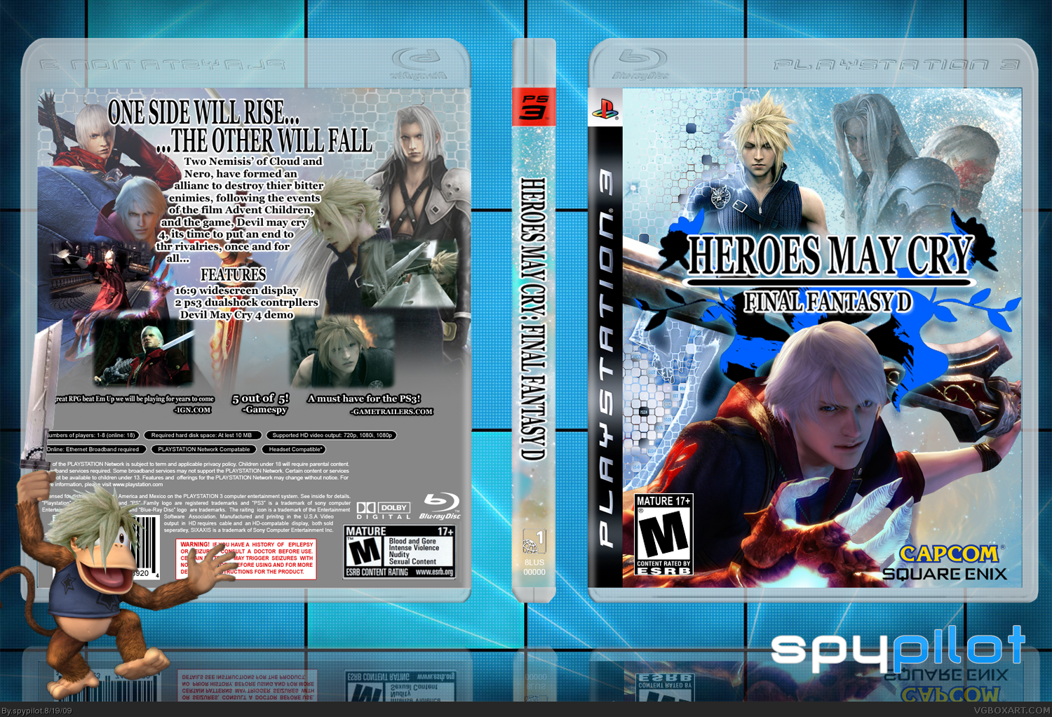 Heroes May Cry: Final Fantasy D box cover