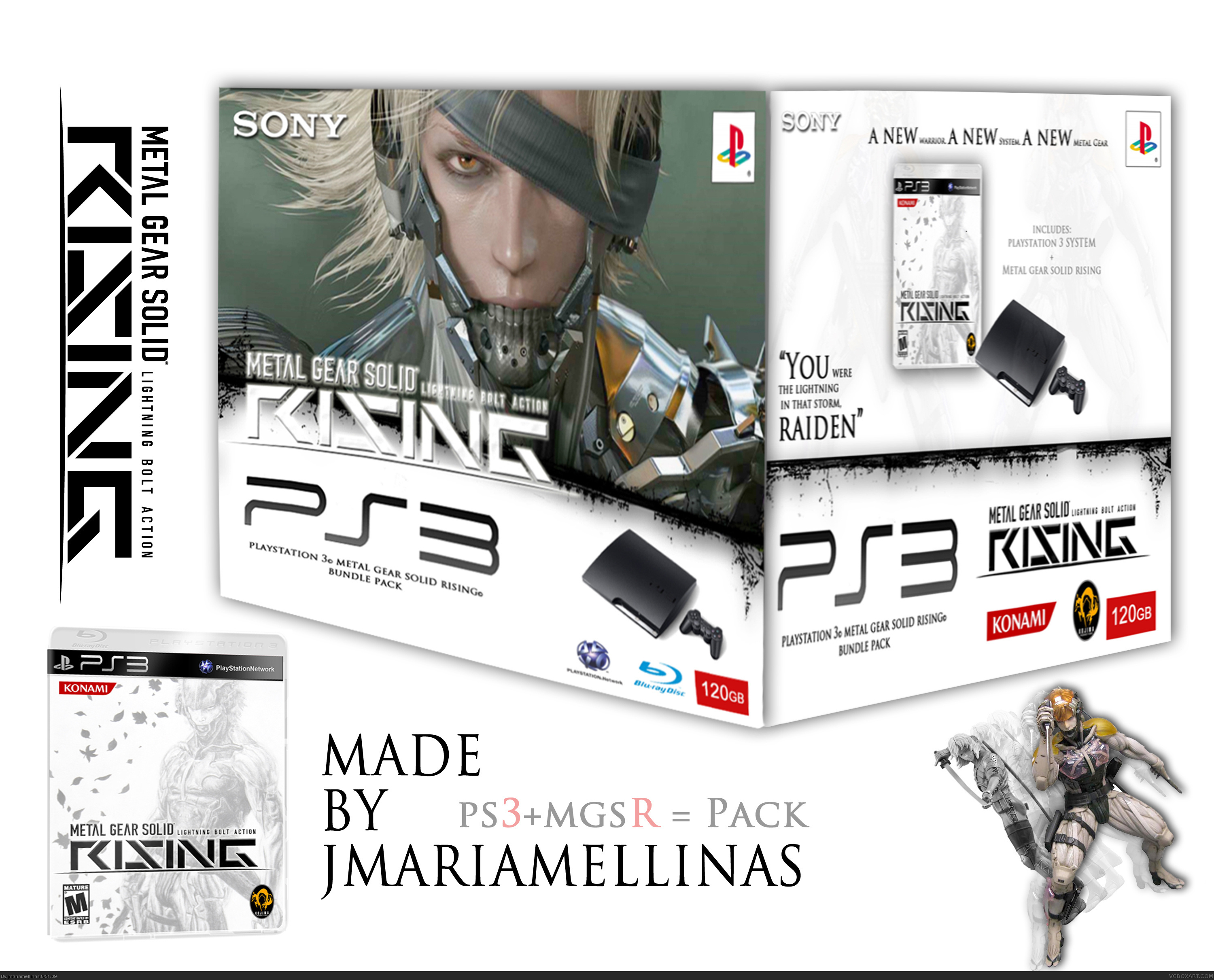 Metal Gear Solid Rising PLAYSTATION 3 Pack box cover