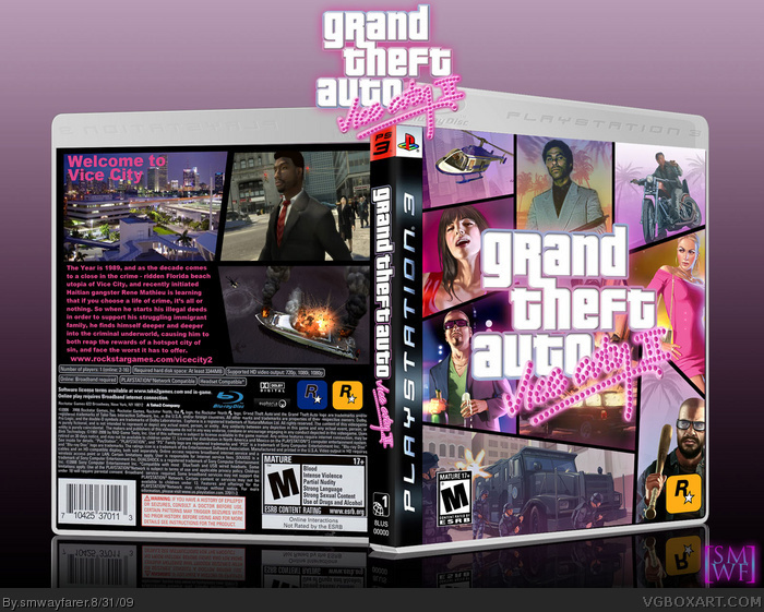 Grand Theft Auto: Vice City 2 box art cover