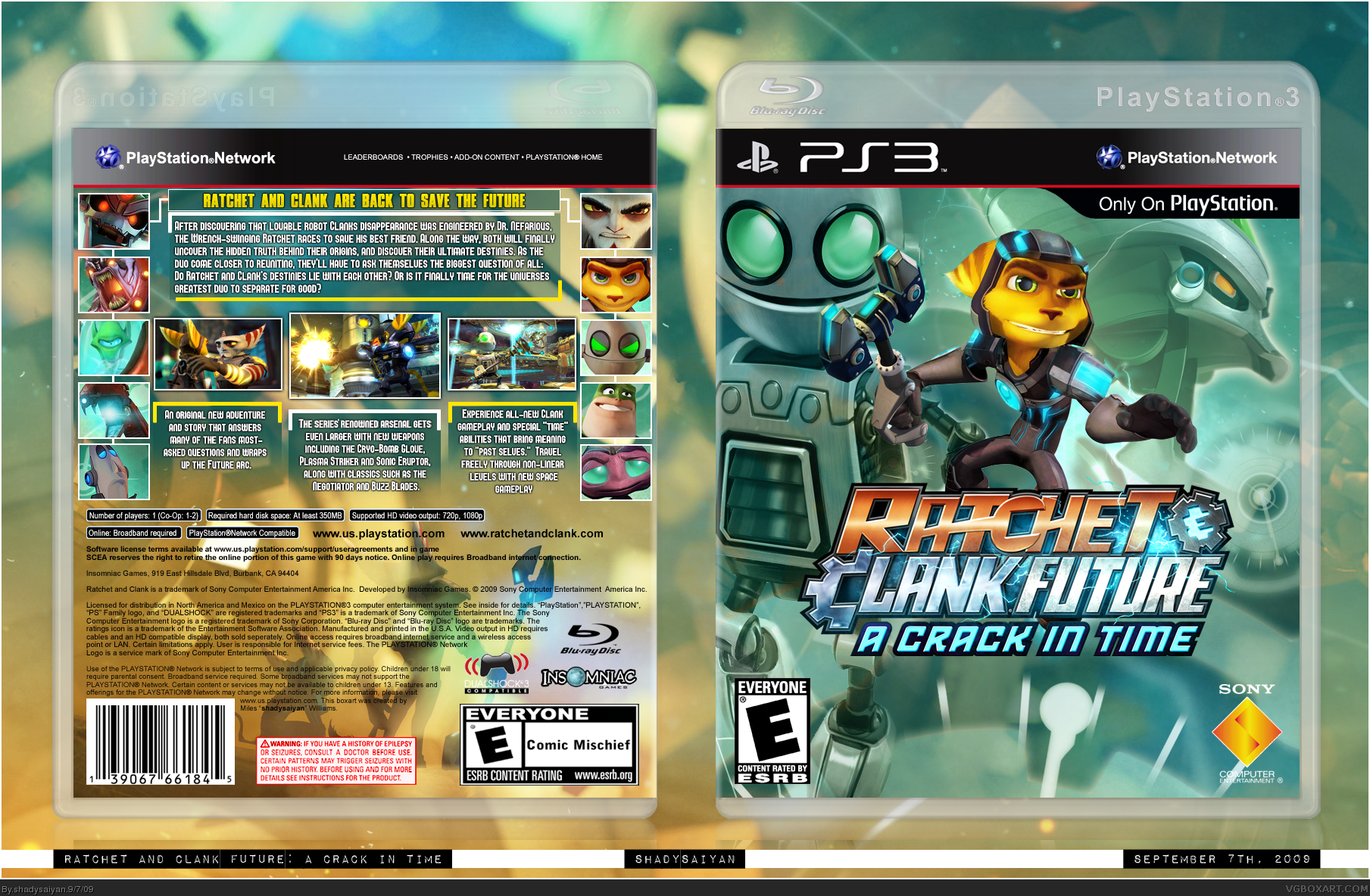 Ratchet & Clank Future: A Crack in Time box cover