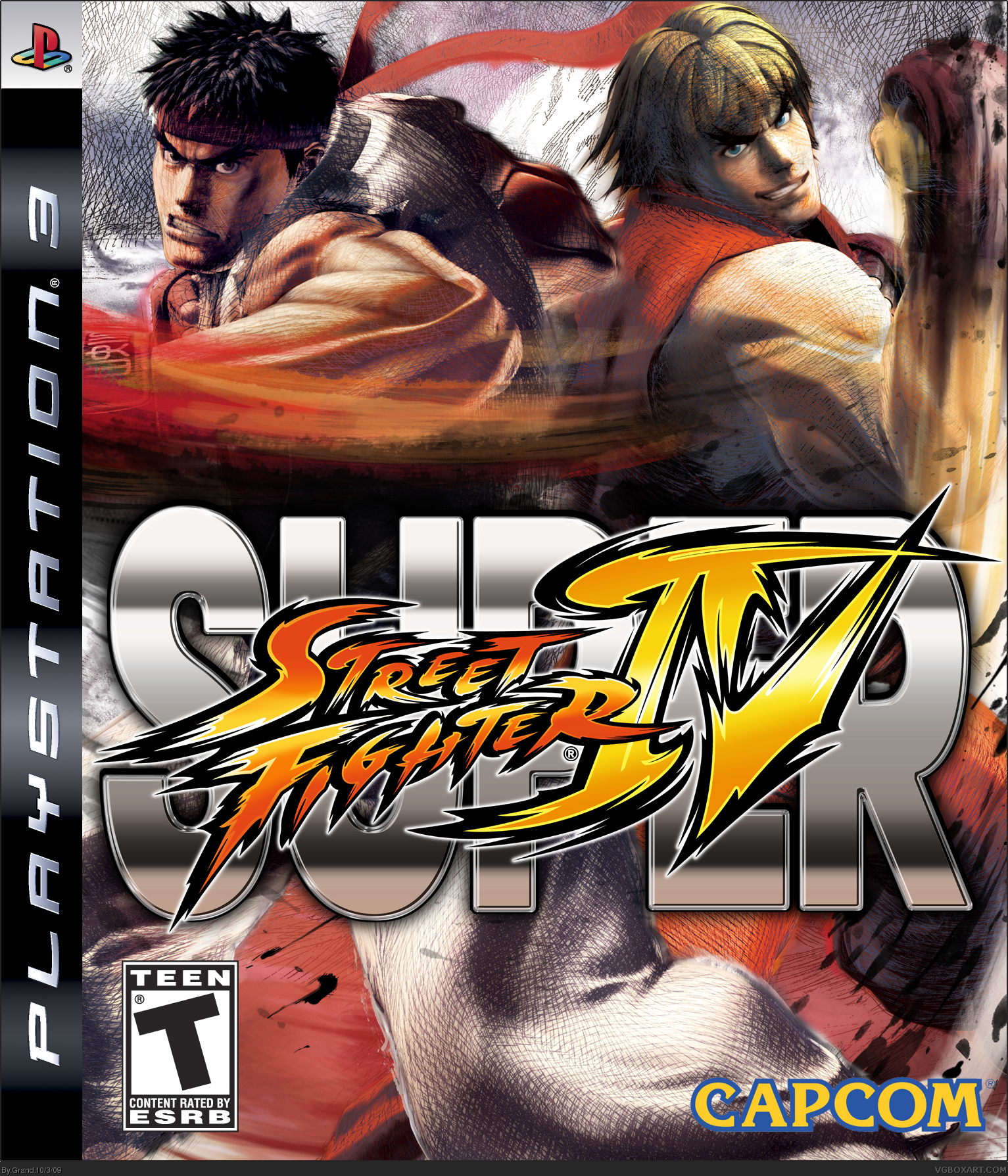 Super Street Fighter IV box cover