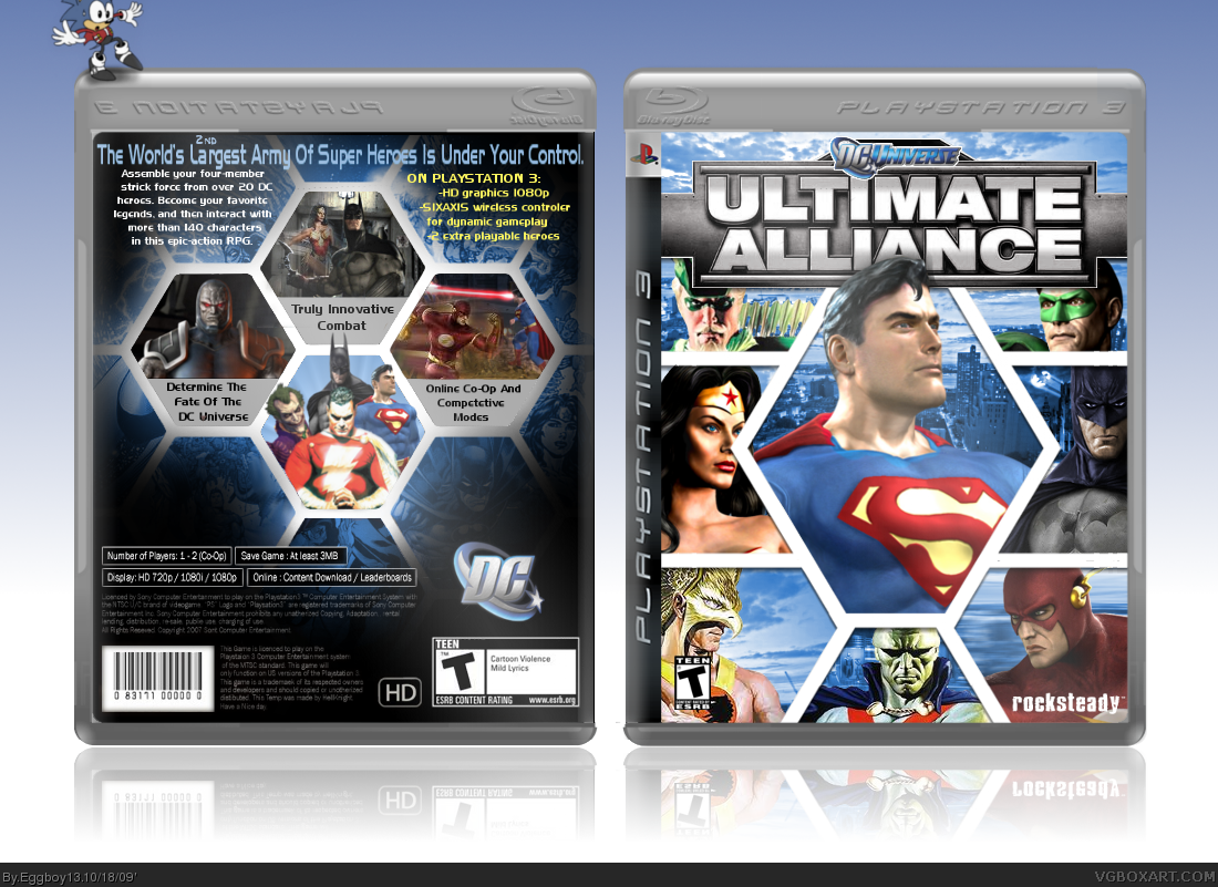 DC Universe: Ultimate Alliance box cover