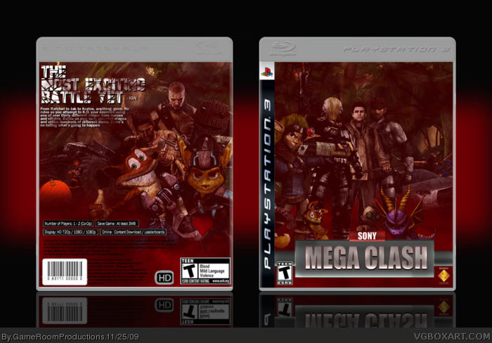 Sony Mega Clash box art cover
