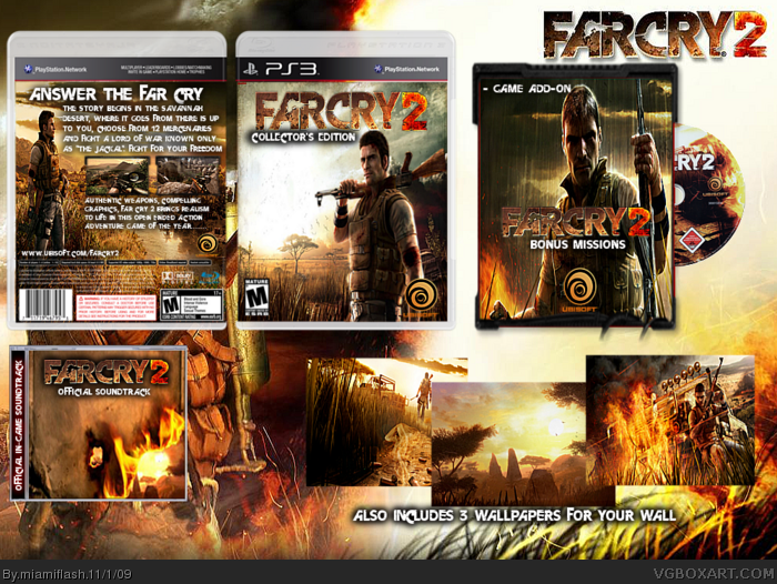FarCry 2 Collectors Edition box art cover