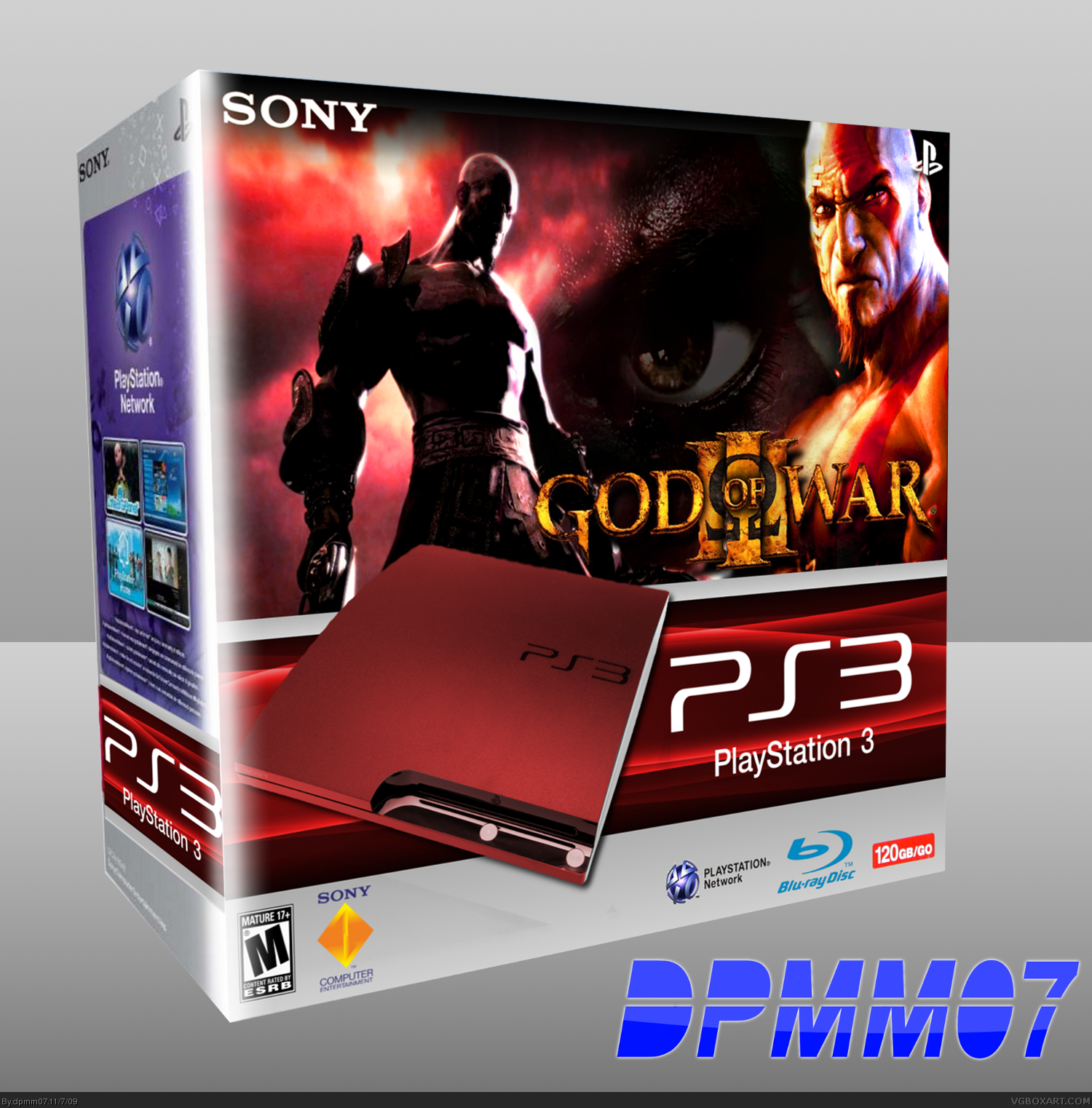 God Of War III (Limited Edition Red PS3 Bundle) box cover