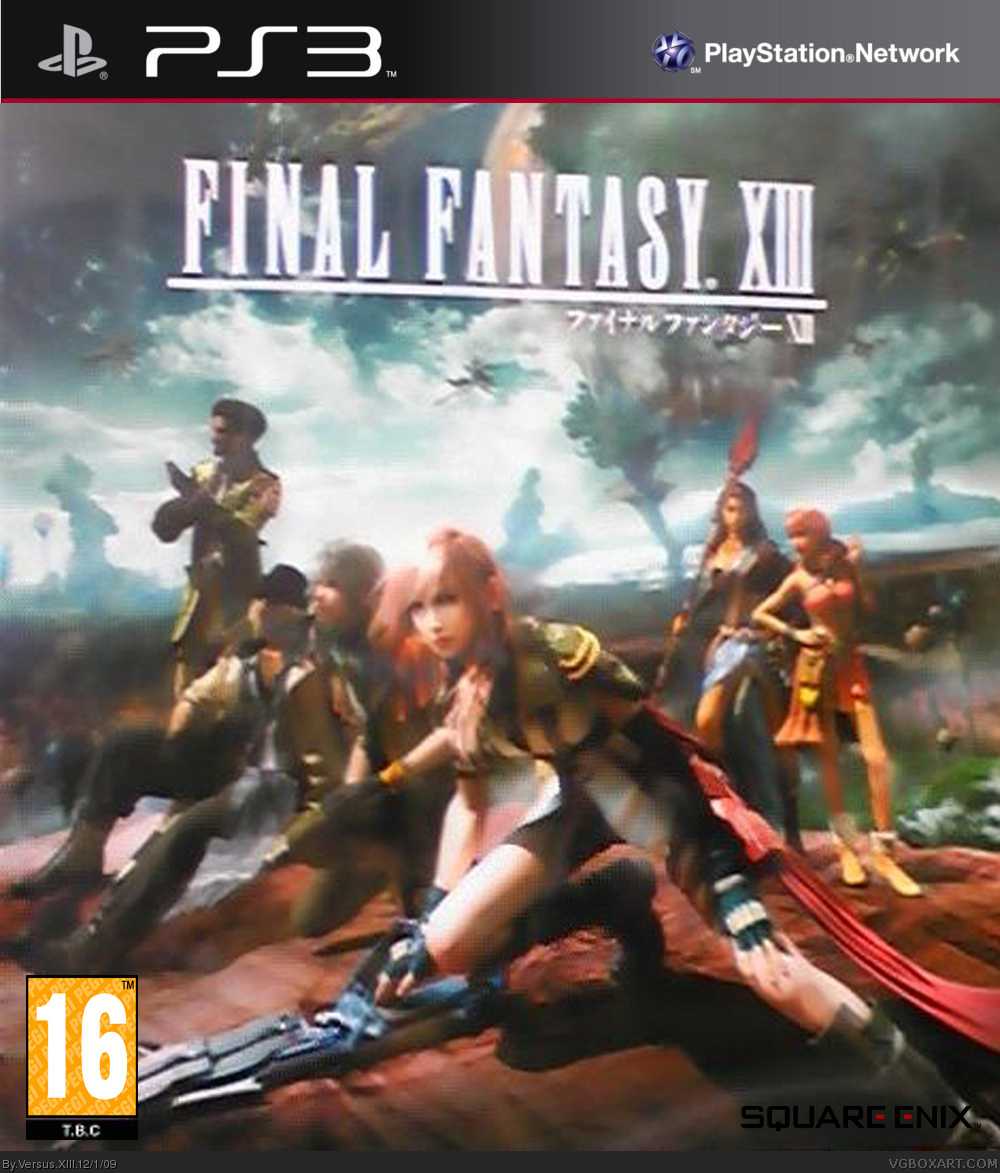 FINAL FANTASY XIII  PlayStaion 3 box cover