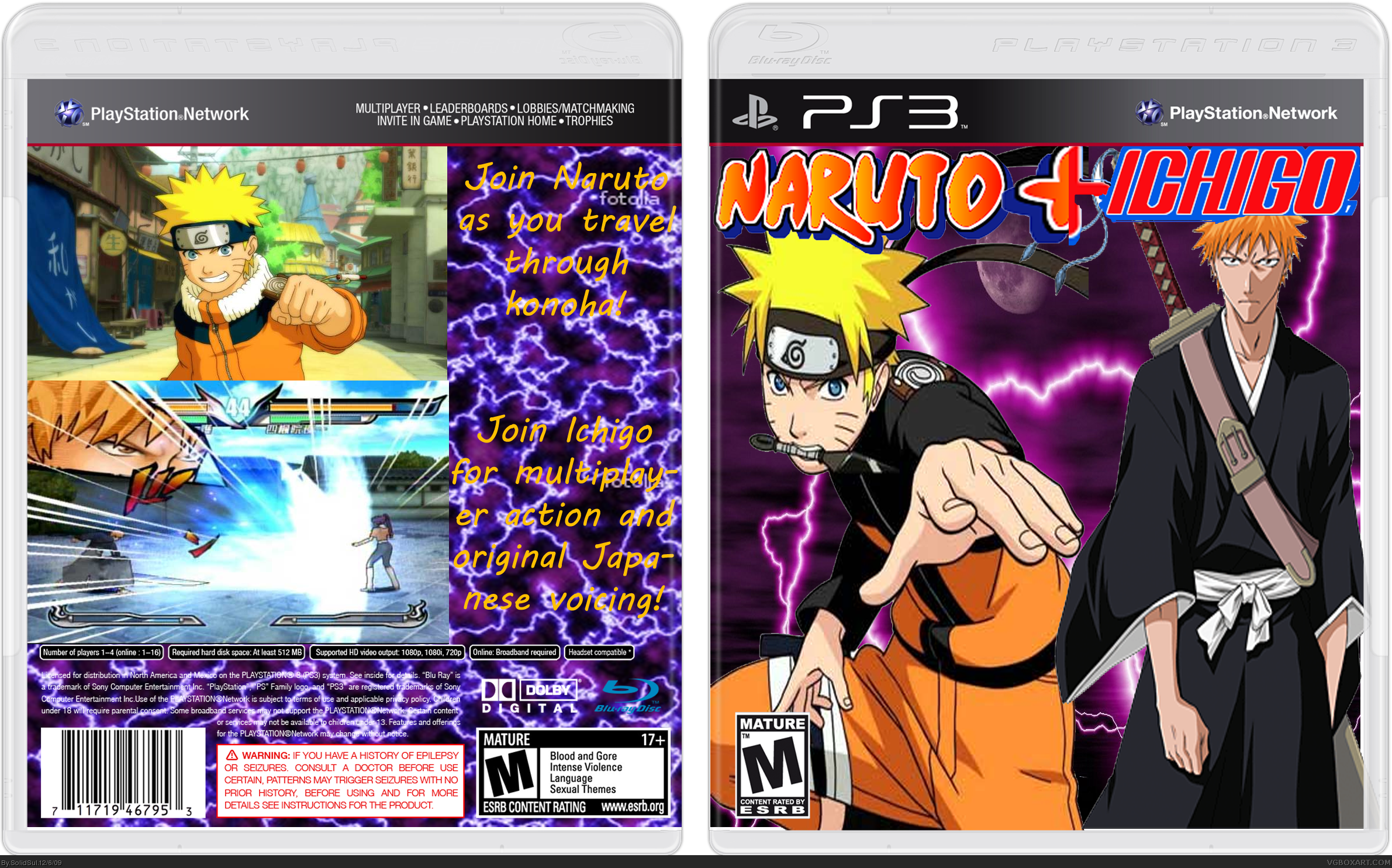 Naruto & Ichigo box cover