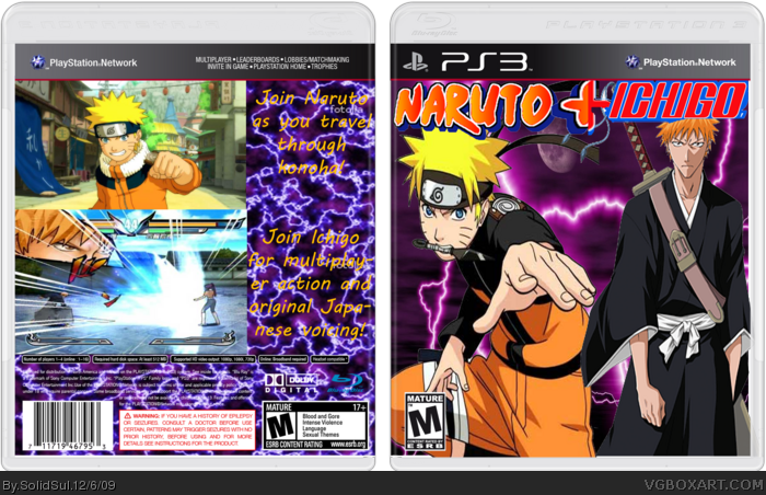 Naruto & Ichigo box art cover
