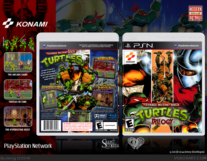 Teenage Mutant Ninja Turtles: Trilogy box art cover