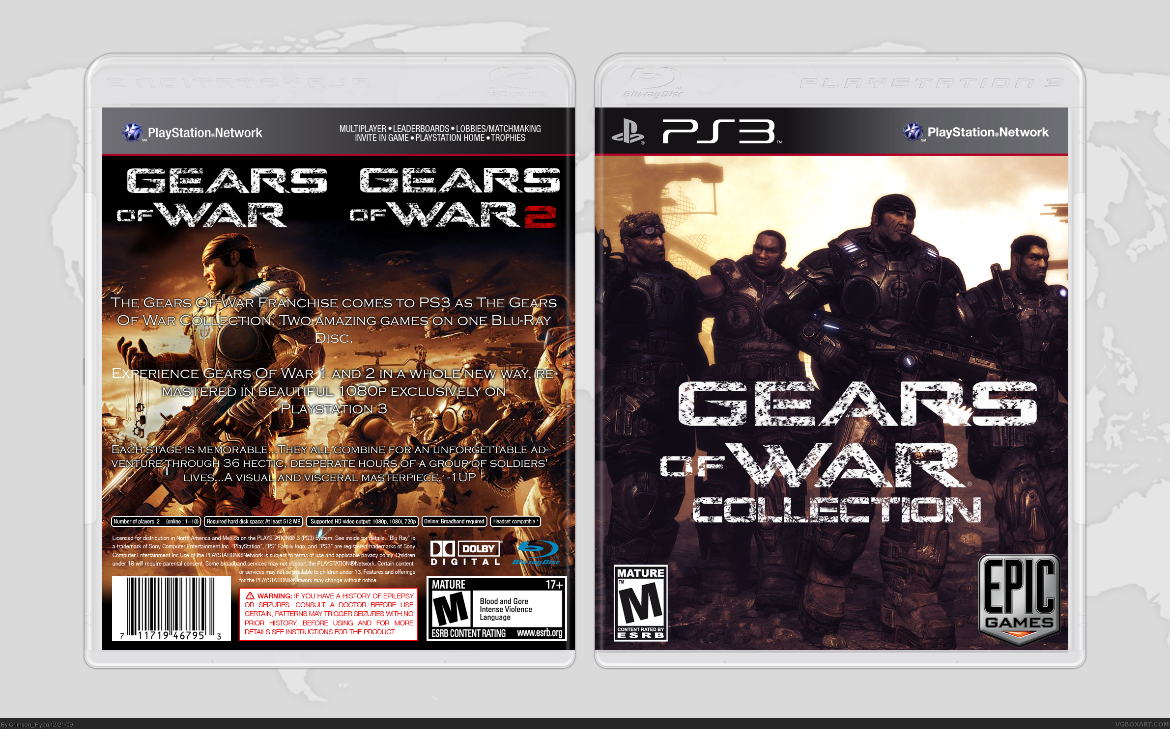 Gears Of War Collection box cover