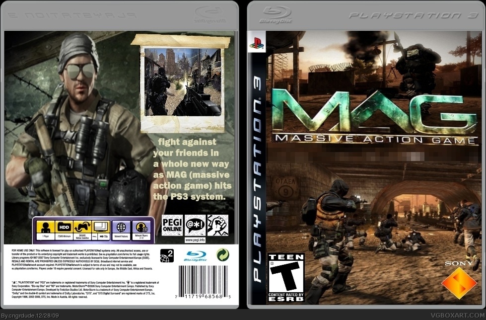 M.A.G. Massive Action Game box cover