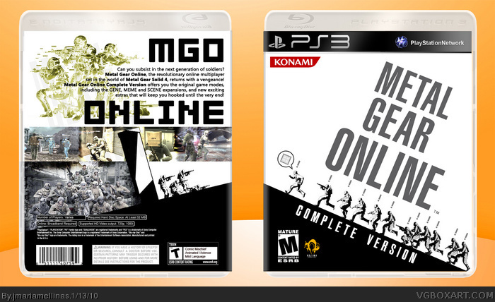 Metal Gear Online: Complete Version box art cover