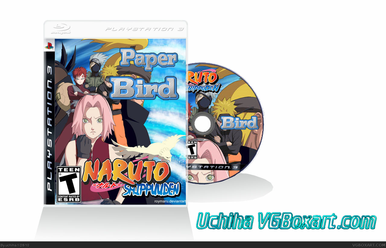 Naruto Shippuden: Paper Bird box cover