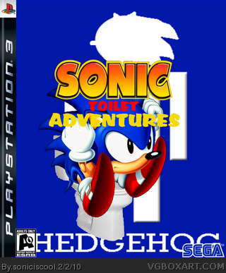 Sonic Toilet  Adventures! box art cover