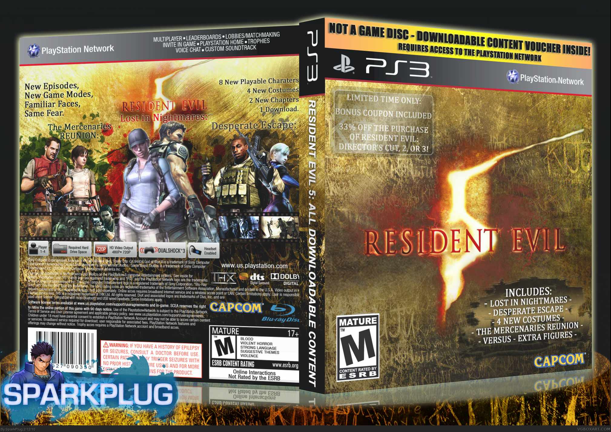 Resident Evil 5: Complete DLC Voucher box cover