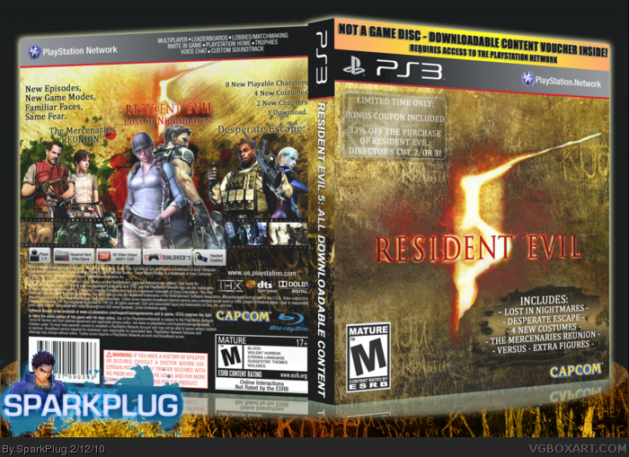Resident Evil 5: Complete DLC Voucher box art cover