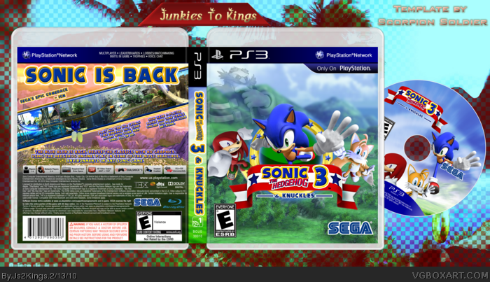 Sonic 3 & Knuckles box art cover