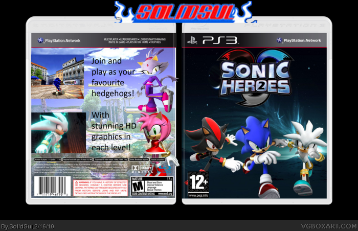 Sonic Heroes 2 box art cover