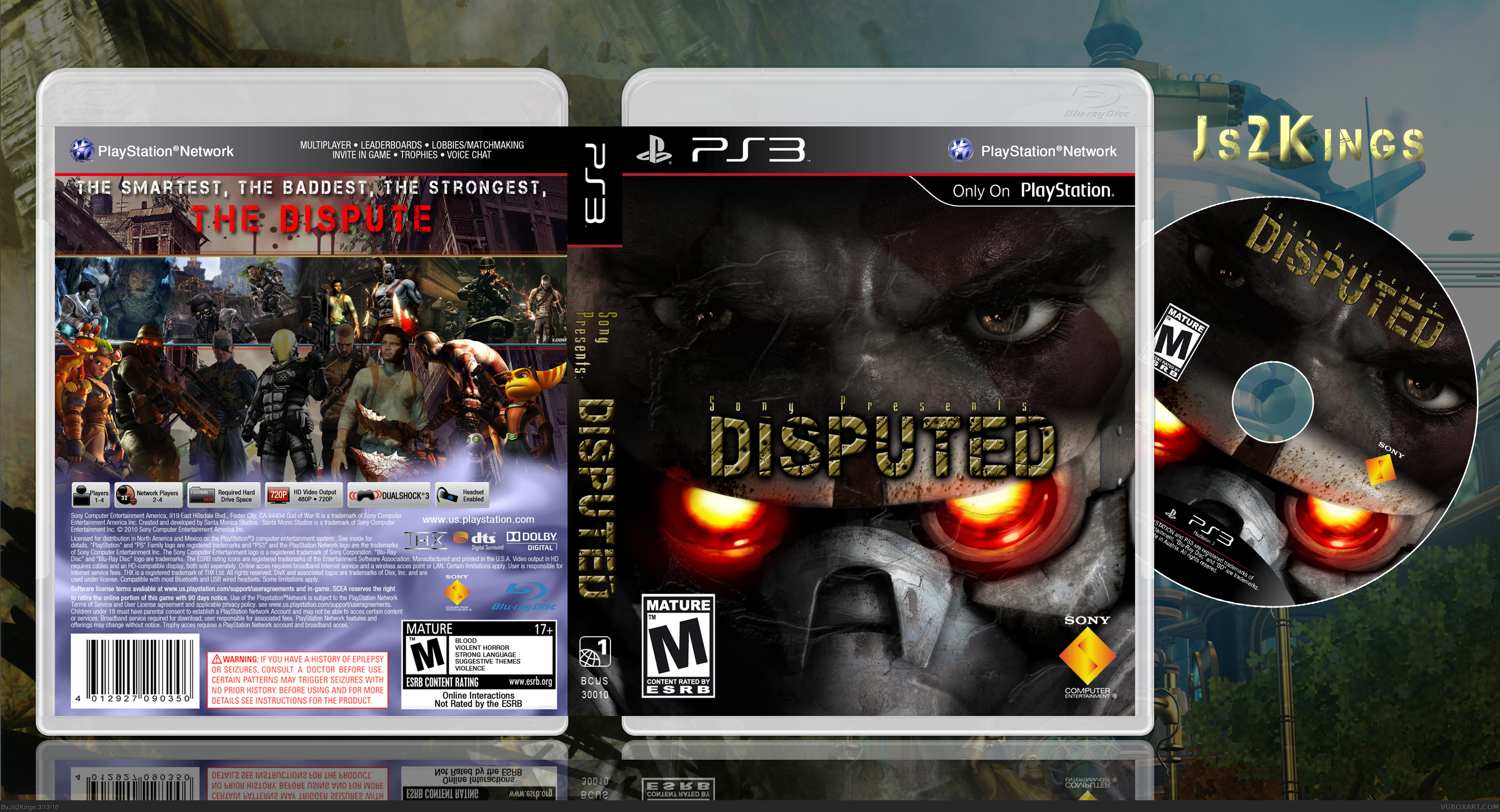Sony Presents: Disputed box cover