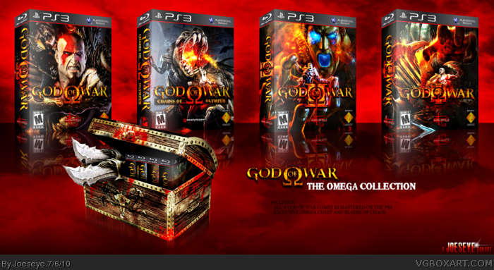God of War: The Omega Collection box art cover