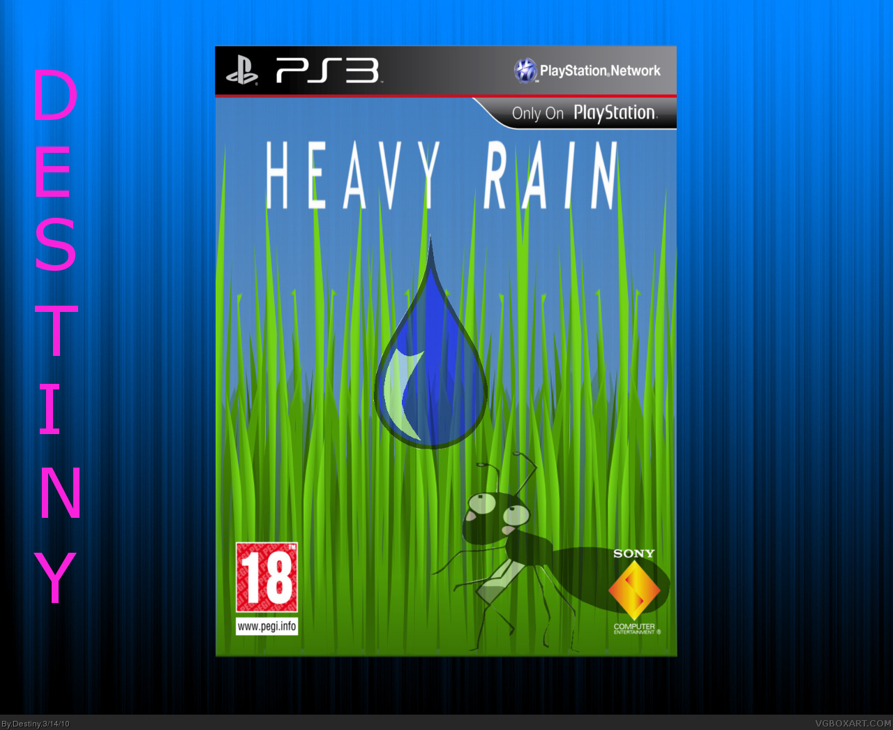 Heavy Rain box cover