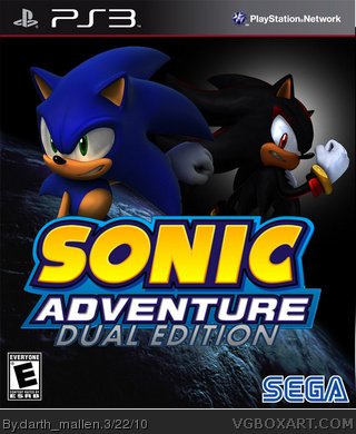 Sonic Adventure: Dual Edition box art cover