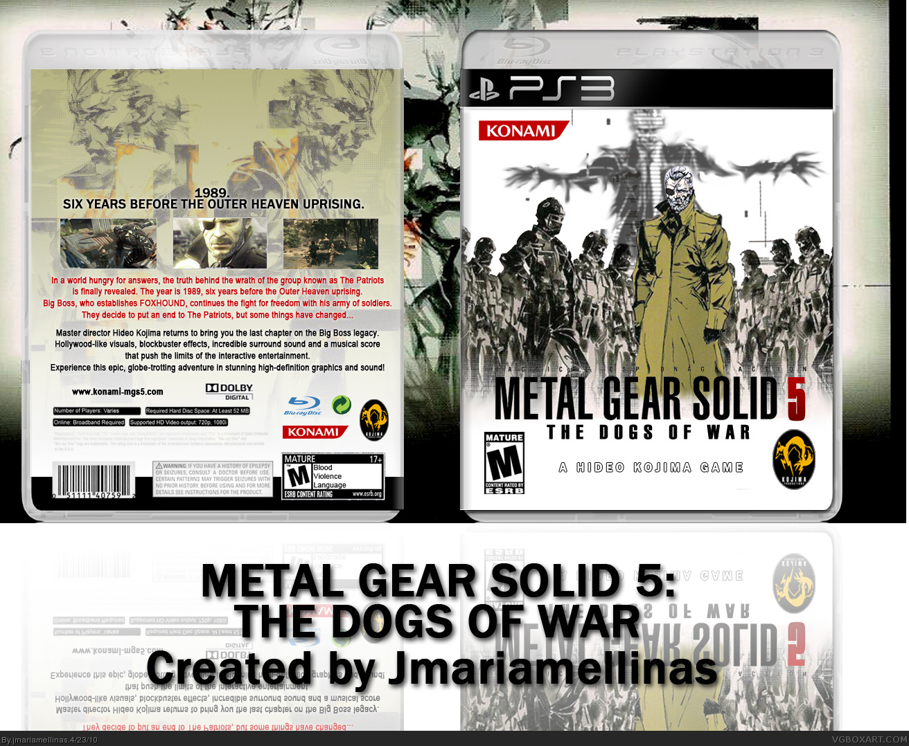 Metal Gear Solid 5: The Dogs of War box cover