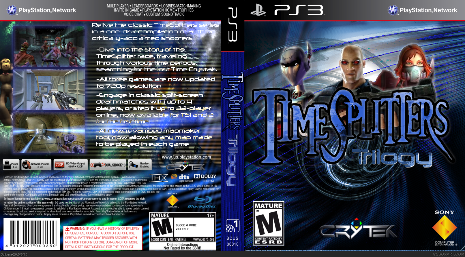 TimeSplitters Trilogy box cover