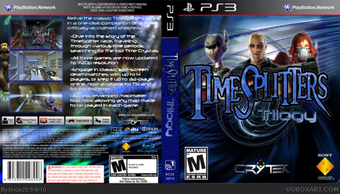 TimeSplitters Trilogy box art cover