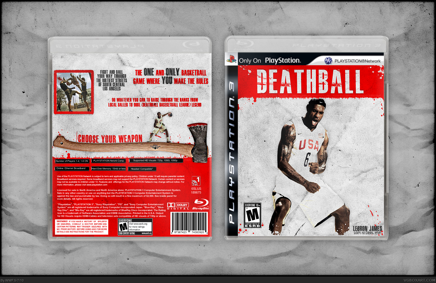 Deathball box cover