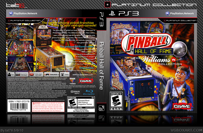 Pinball Hall of Fame - The Williams Collection box art cover
