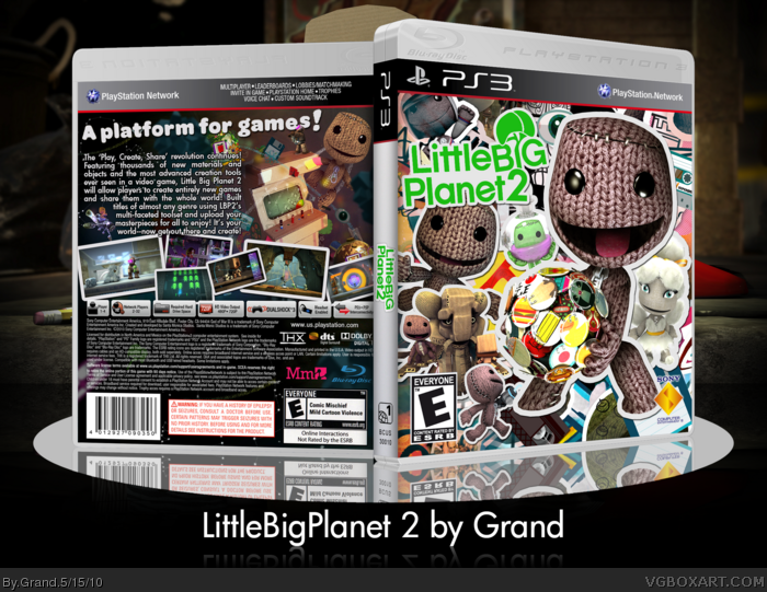 LittleBigPlanet 2 box art cover