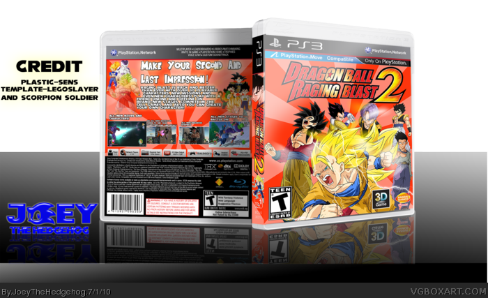 Dragon Ball Raging Blast 2 box art cover