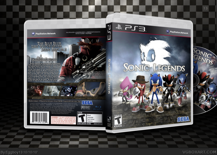 Sonic Legends box art cover