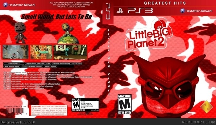 LittleBigPlanet 2 box art cover