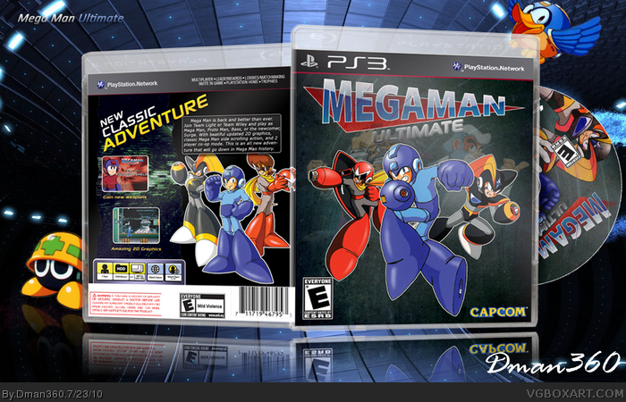 Mega Man Ultimate box art cover