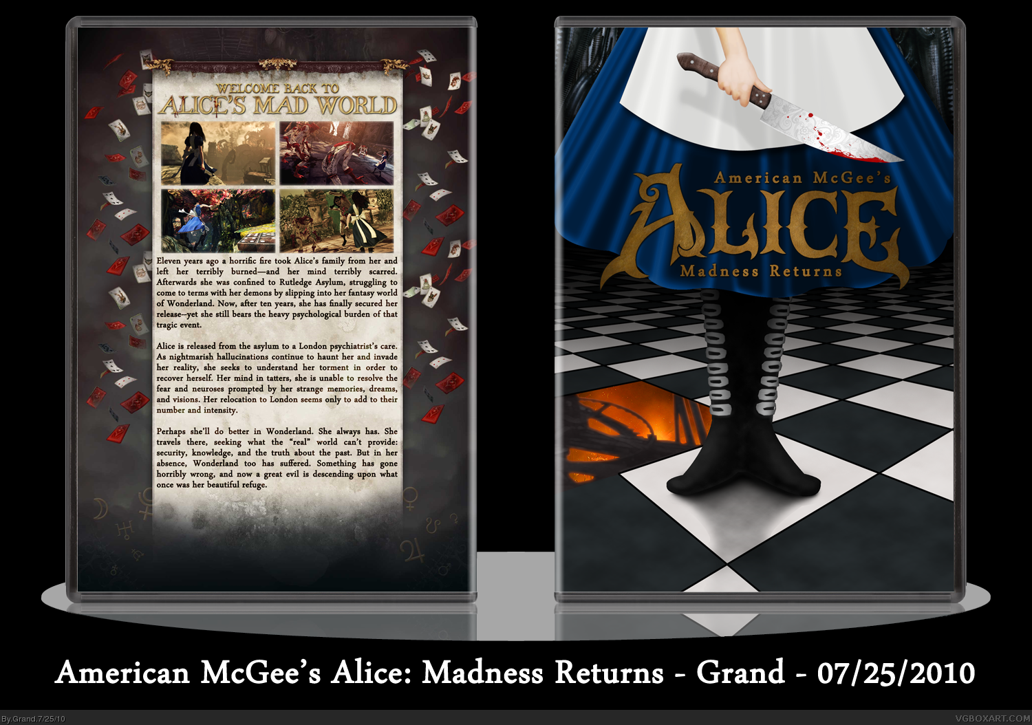 American McGee's Alice: Madness Returns box cover