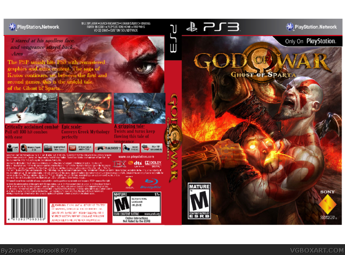 God of War:Ghost of Sparta box art cover