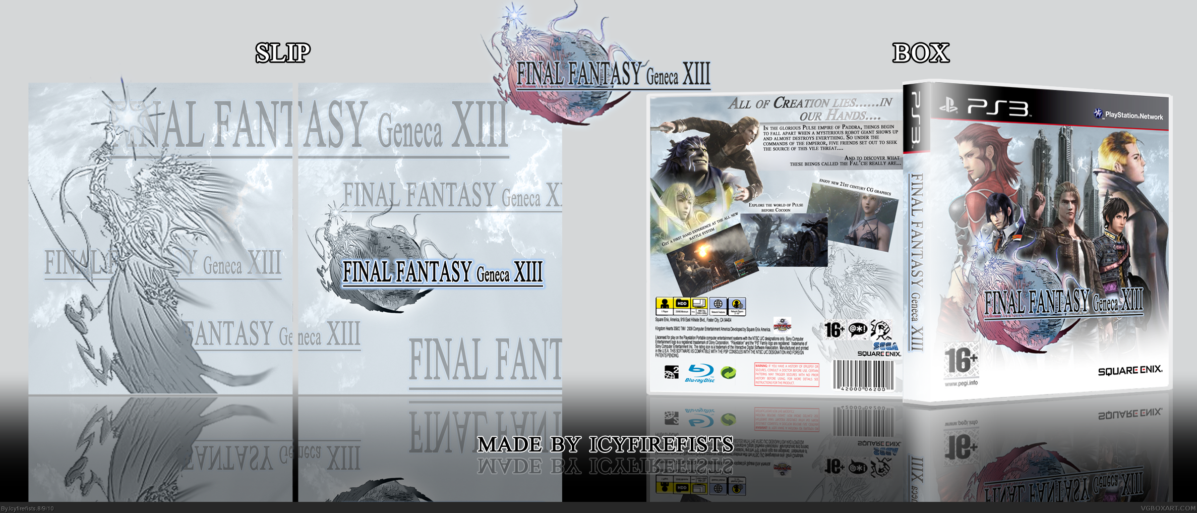 Final Fantasy Geneca XIII box cover