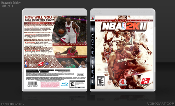 NBA 2K11 box art cover