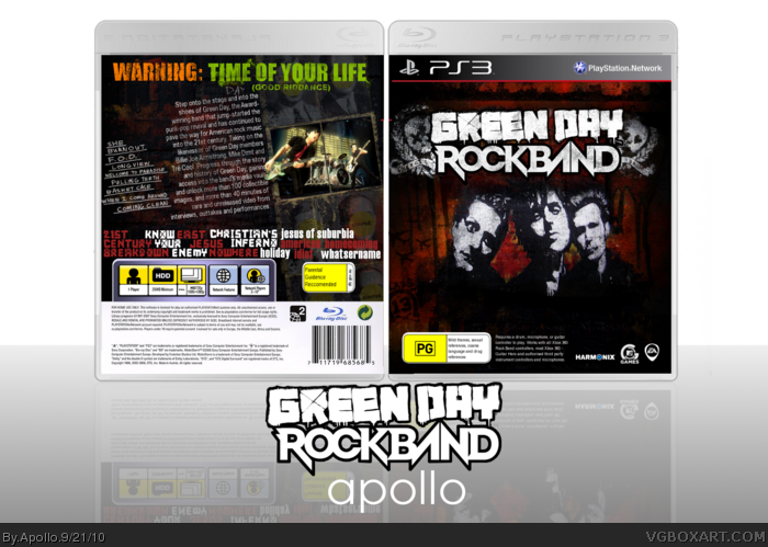 Green Day: Rock Band box art cover