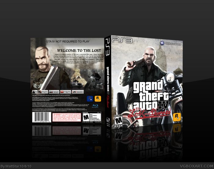 Grand Theft Auto IV: The Lost and Damned box art cover