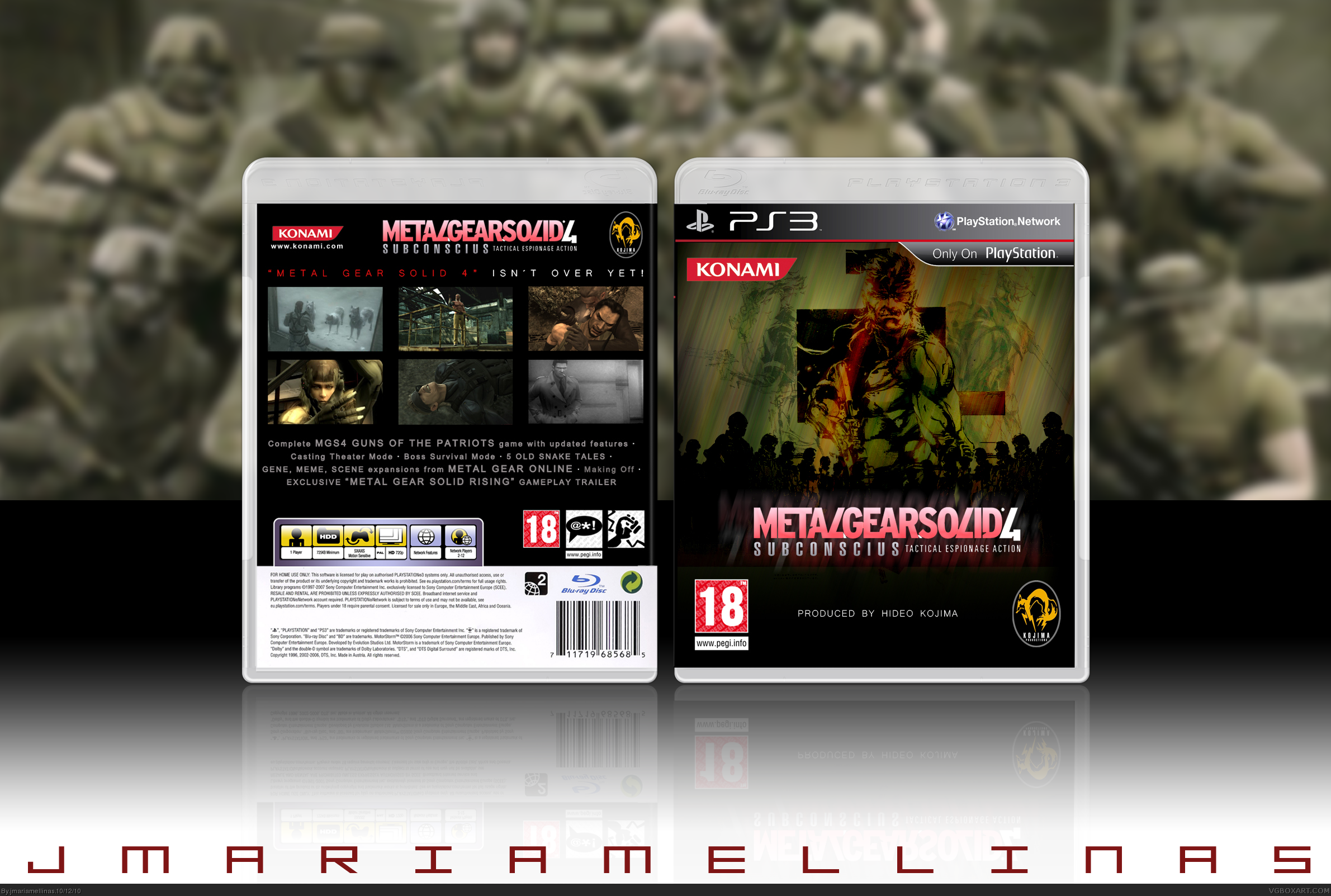 Metal Gear Solid 4: Subconscius box cover